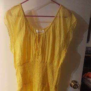 Yellow Flowing dress